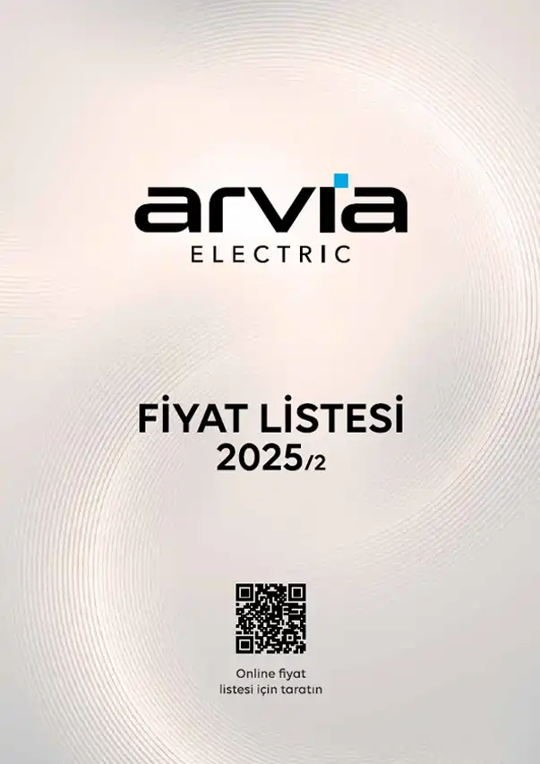Arvia Fiyat Listesi katalog