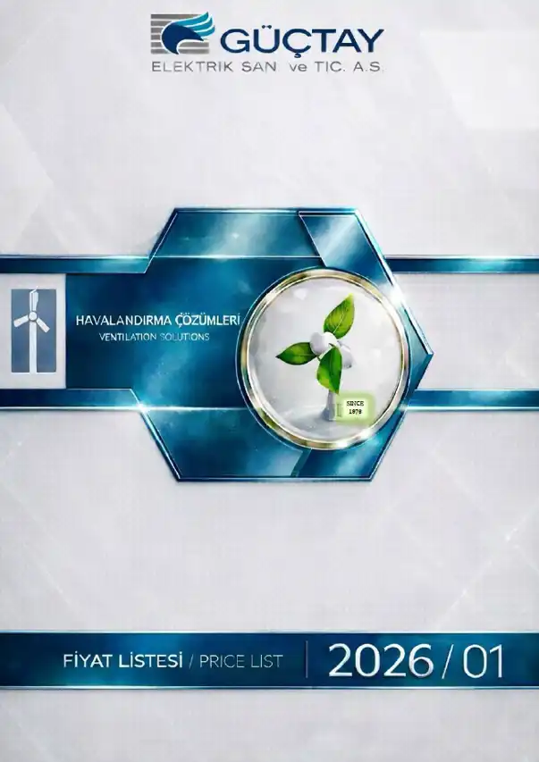 Güçtay Fiyat Listesi katalog